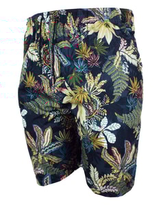 Espionage Jungle Print Shorts Olive